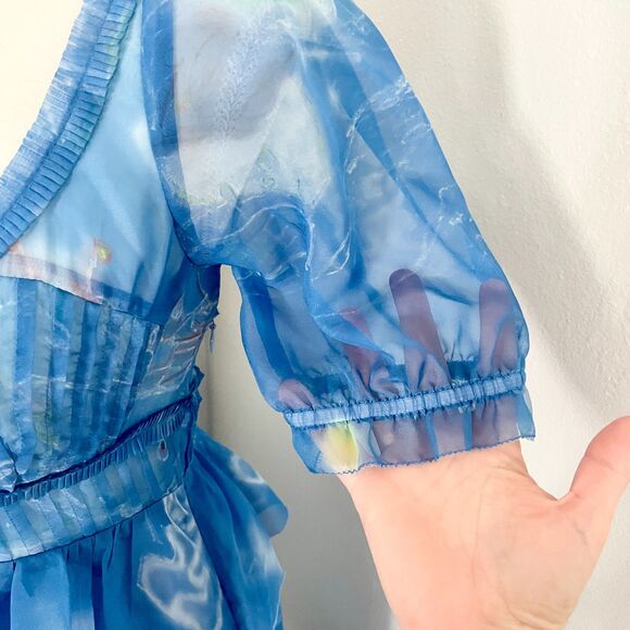 NEW Orig. $425 Rare Marc Jacobs Heaven Cloud Love Mini Dress in Blue Sz M NWT - Picture 4 of 10